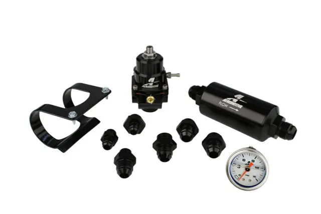 aeromotive-high-performance-fuel-system-parts-aeromotive-17256-system-fuel-stealth-bypass-carb-regulator-filter-filter-bracket-gauge-fittings__91658