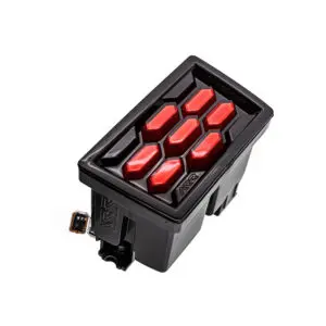 SMY Honeycomb Rear 4th Brake Light Red Subaru 2015-2021 WRX / STI