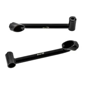 SMY Power Brace Rear Member Side Black Subaru 2008-2021 WRX / STI